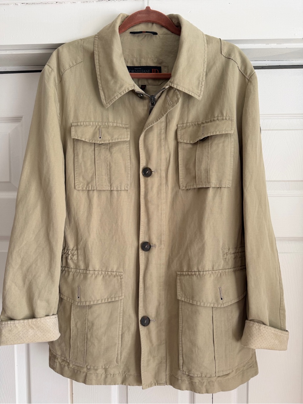 Corneliani ID Safari Jacket size L Made In Italy Men’s
